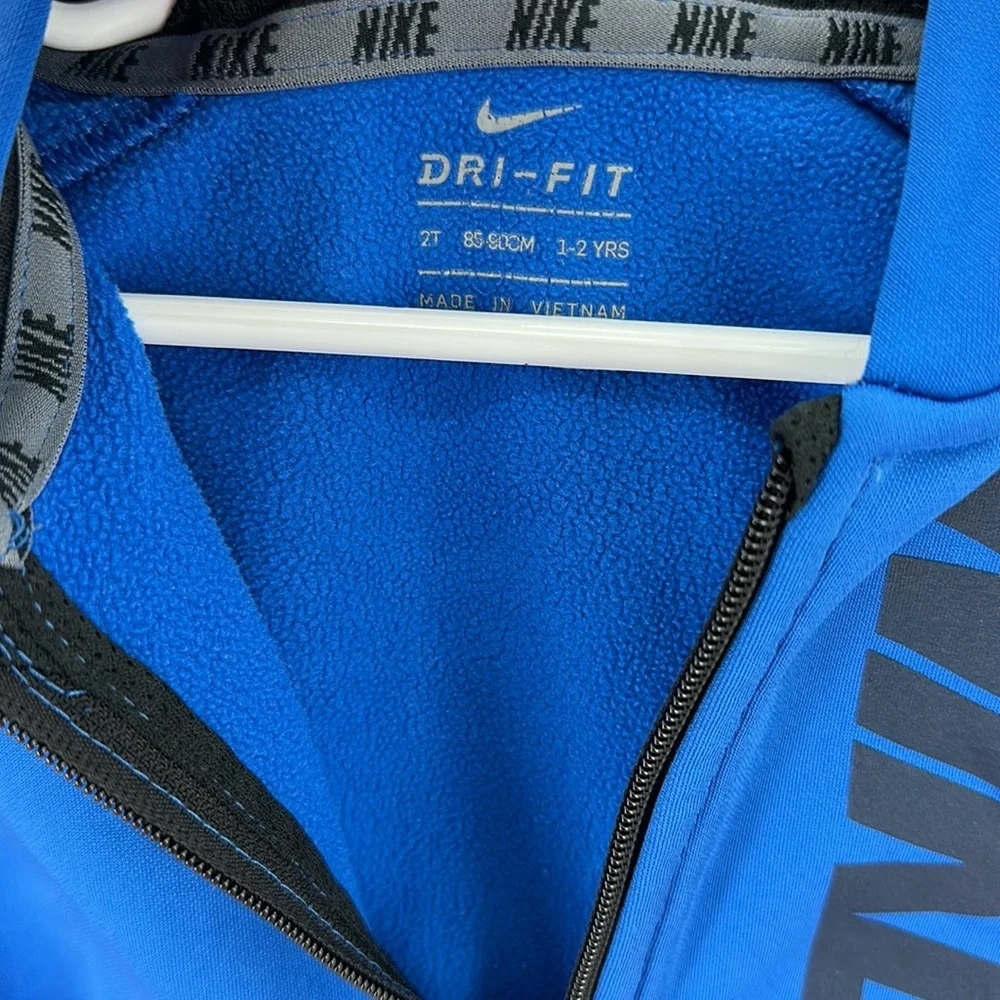 Nike Dri Fit fleece zip hoodie‎ boys 2t